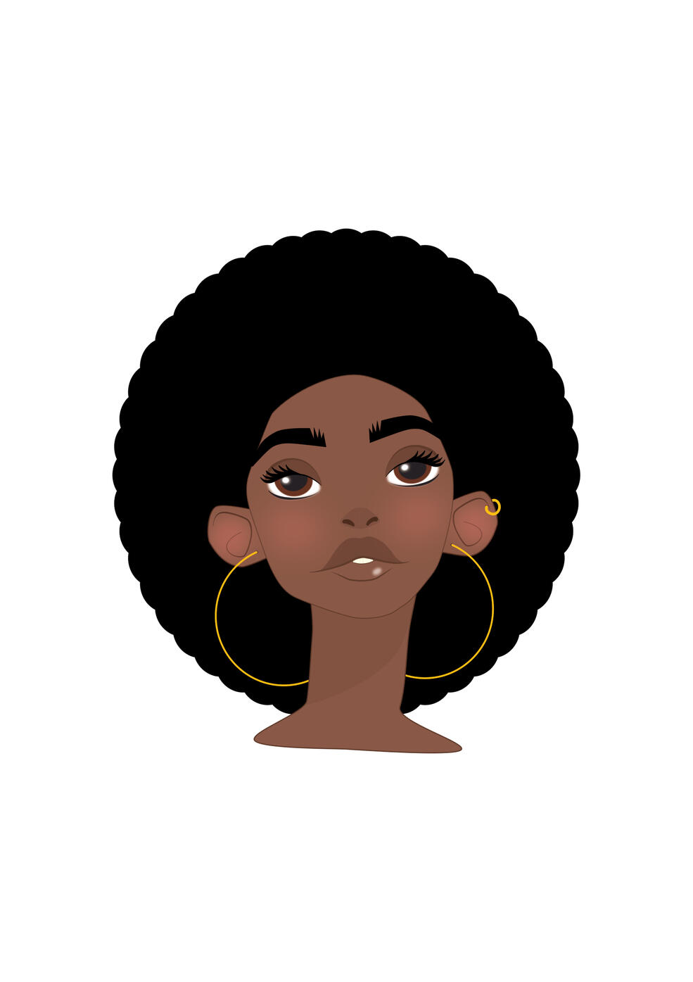 Bild av en människa gjord i Affinity Designer.